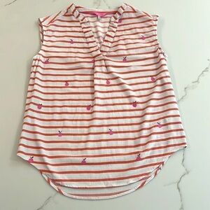JOULES Striped Fruit Tank Size 6